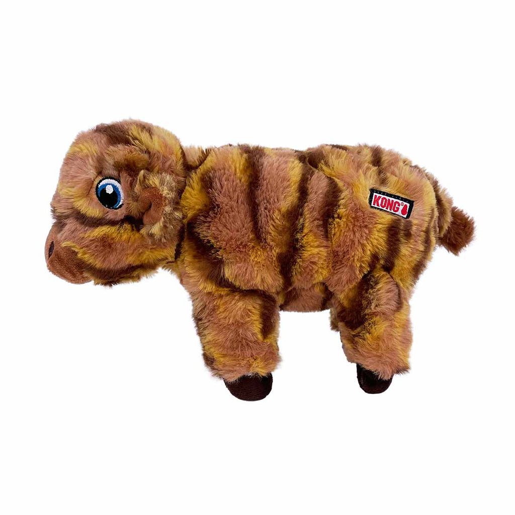 KONG Low Stuff Stripes Cow Brun