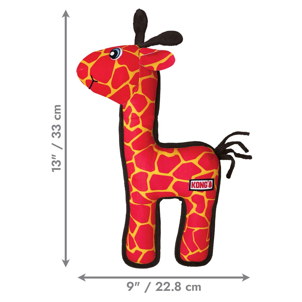 KONG Ballistic Giraffe Rouge