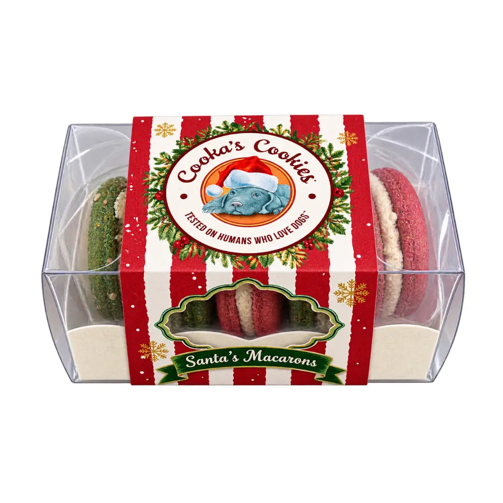 Macarons de Noël pour chiens