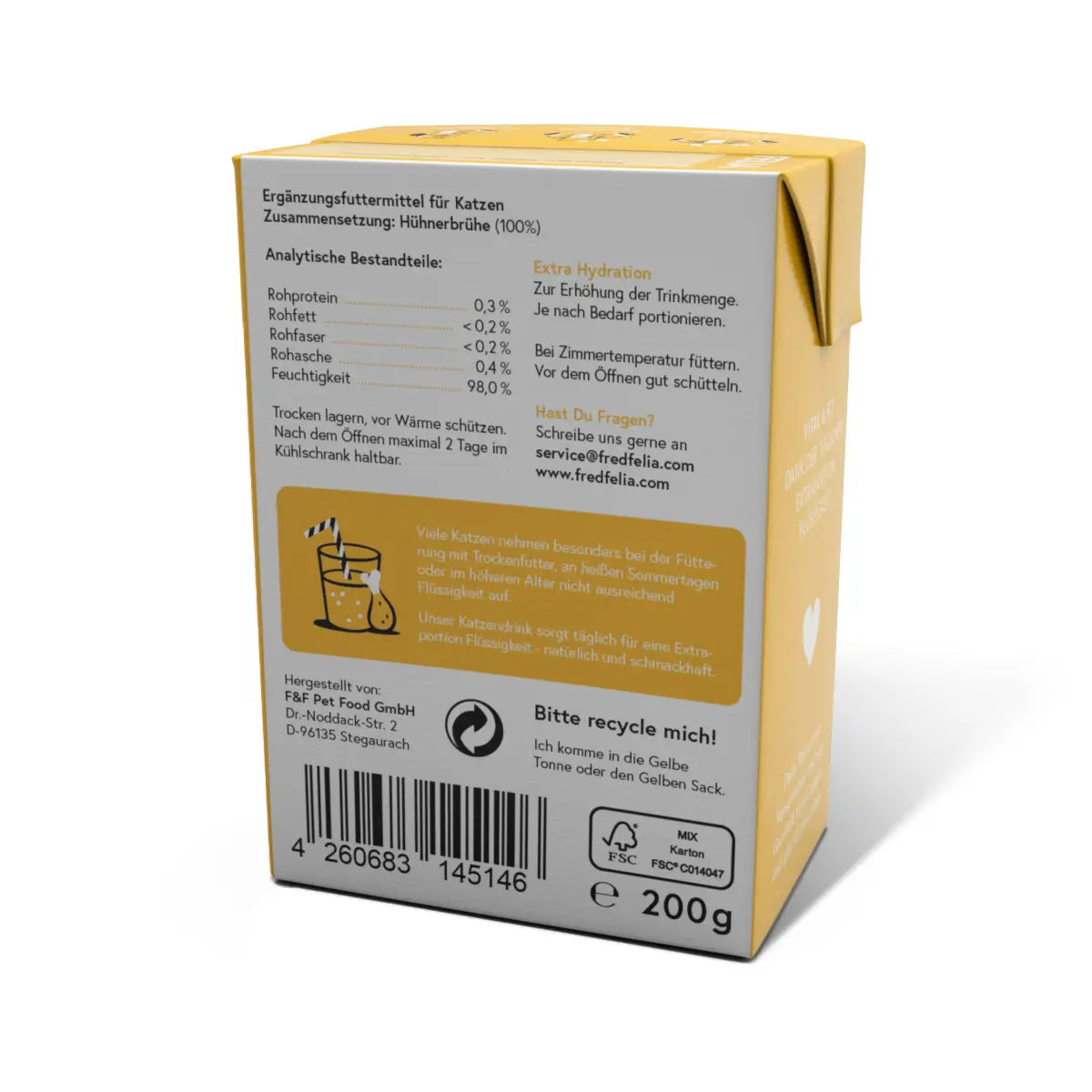 FELIA Soupe pour Chat Poulet