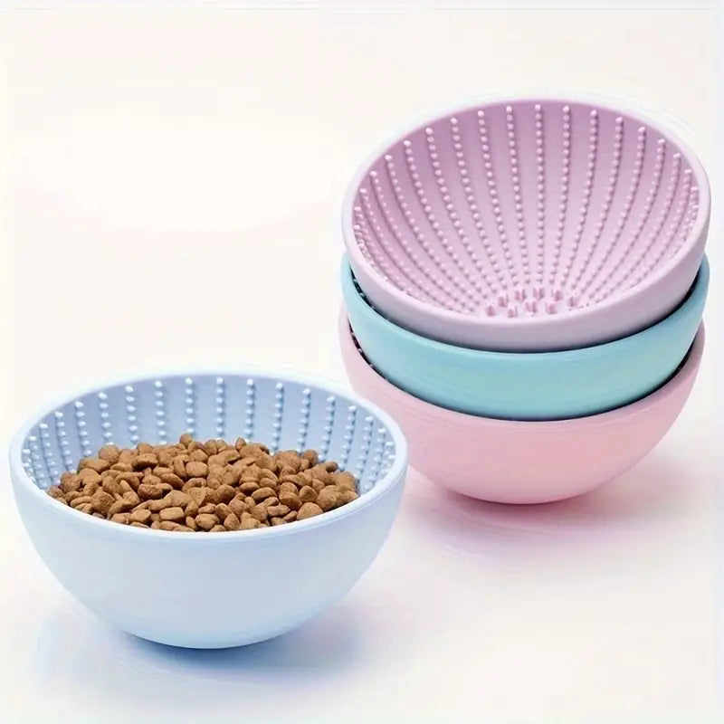 Gamelle Anti-Glouton Hémisphérique Design Pastel