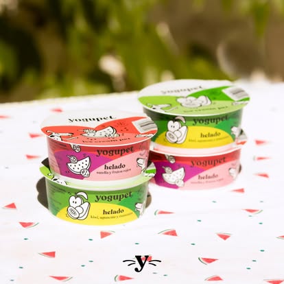 Glace aux fruits rouges Yogupet 🍉 Avec pastèque et de fruits rouges