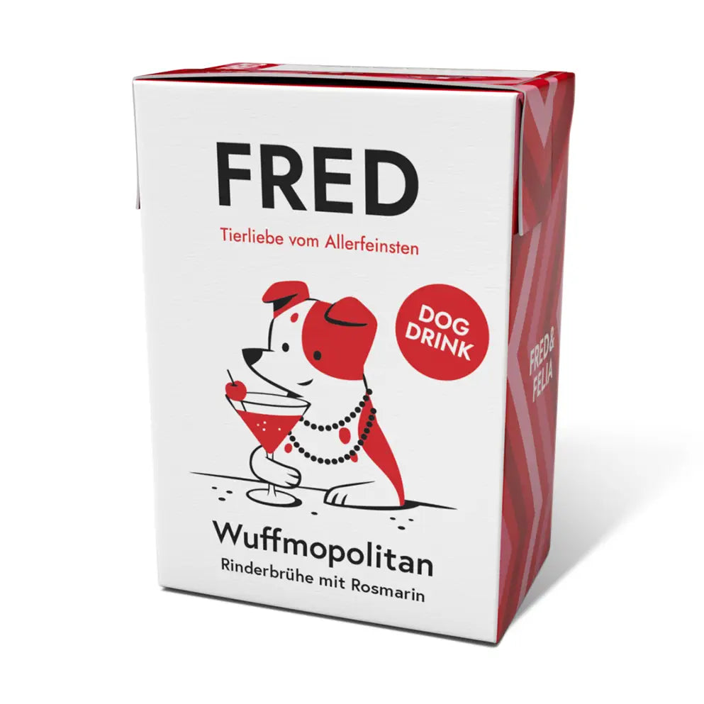 "Wuffmopolitan" Boisson pour chien