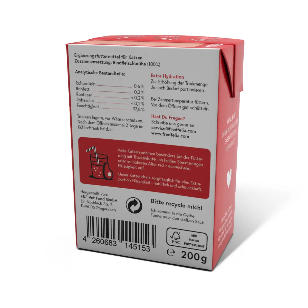 FELIA Soupe pour Chat Bœuf