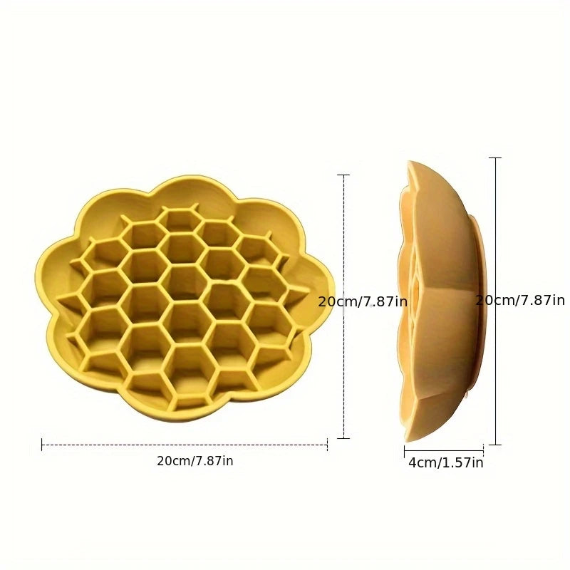 Tapis léchage Forme de ruche 🍯🐝