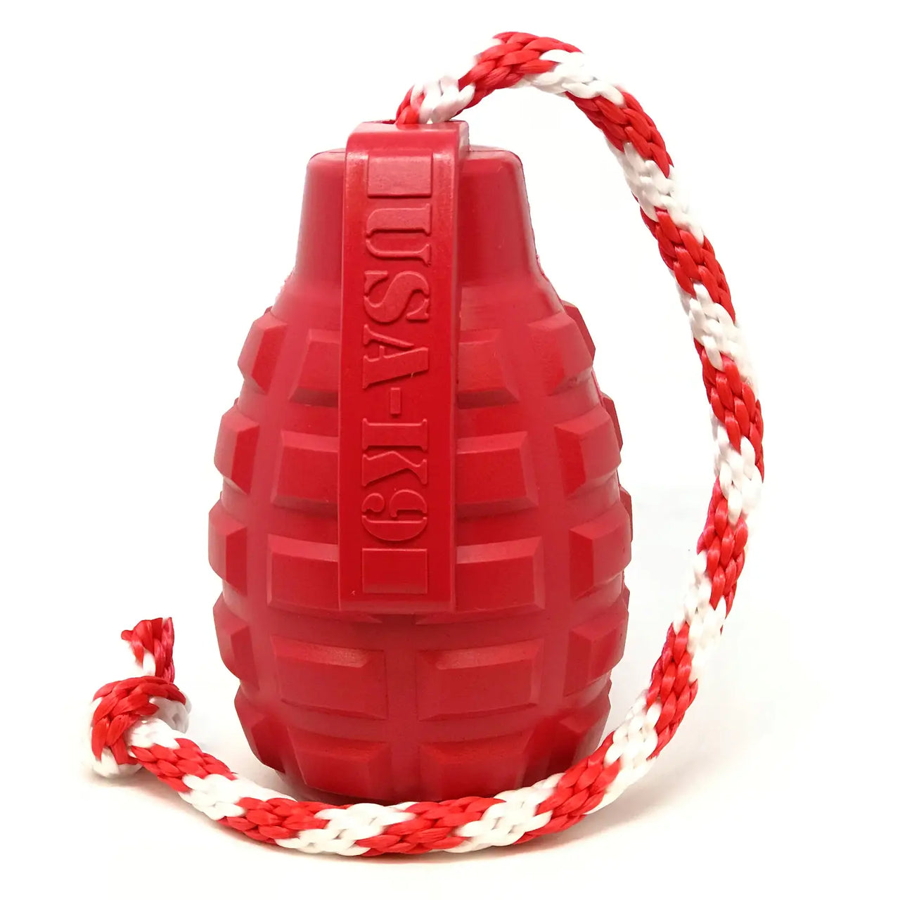 USA-K9 Magnum Grenade - Rouge Le Jouet Résistant pour Chiens Énergiques