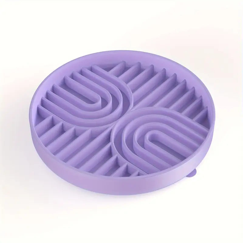 Gamelle ou Tapis de Léchage Rond Anti-Glouton