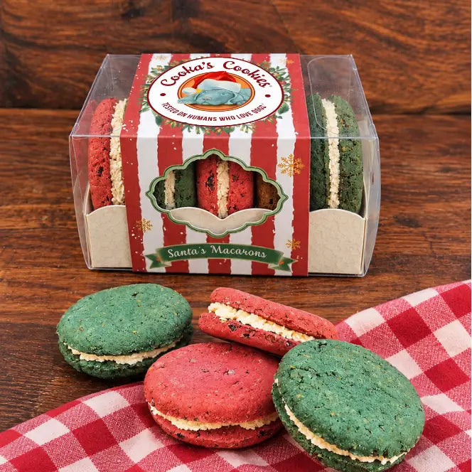 Macarons de Noël pour chiens