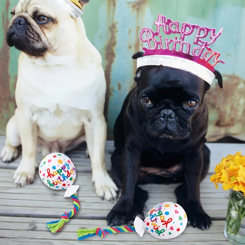 Ballon “Happy Birthday” avec corde