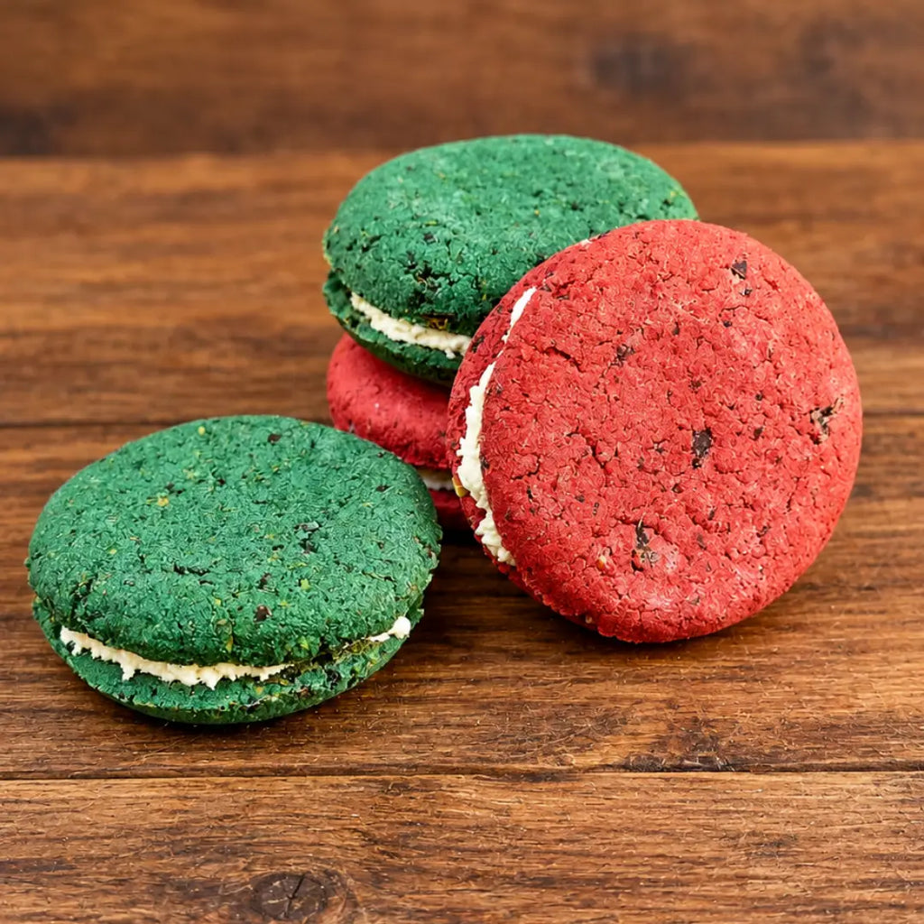Macarons de Noël pour chiens