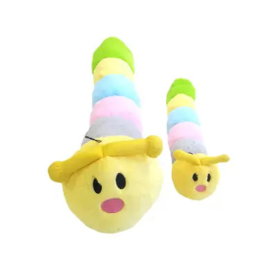 Jouet Peluche "Chenille Arc-en-Ciel" pour Chiens
