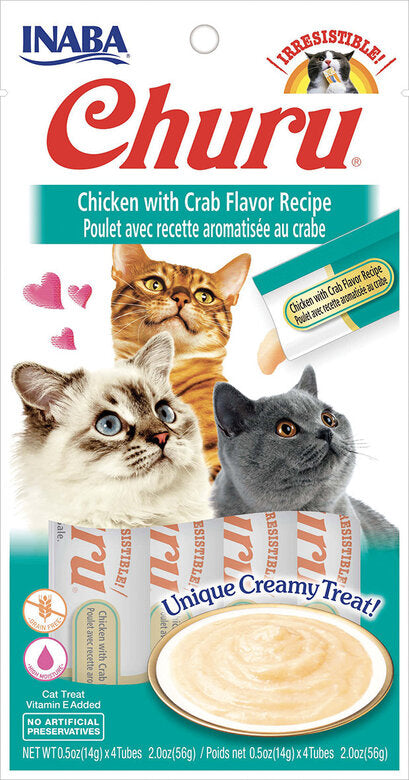 Churu poulet et crabeChat 4 x 14 g