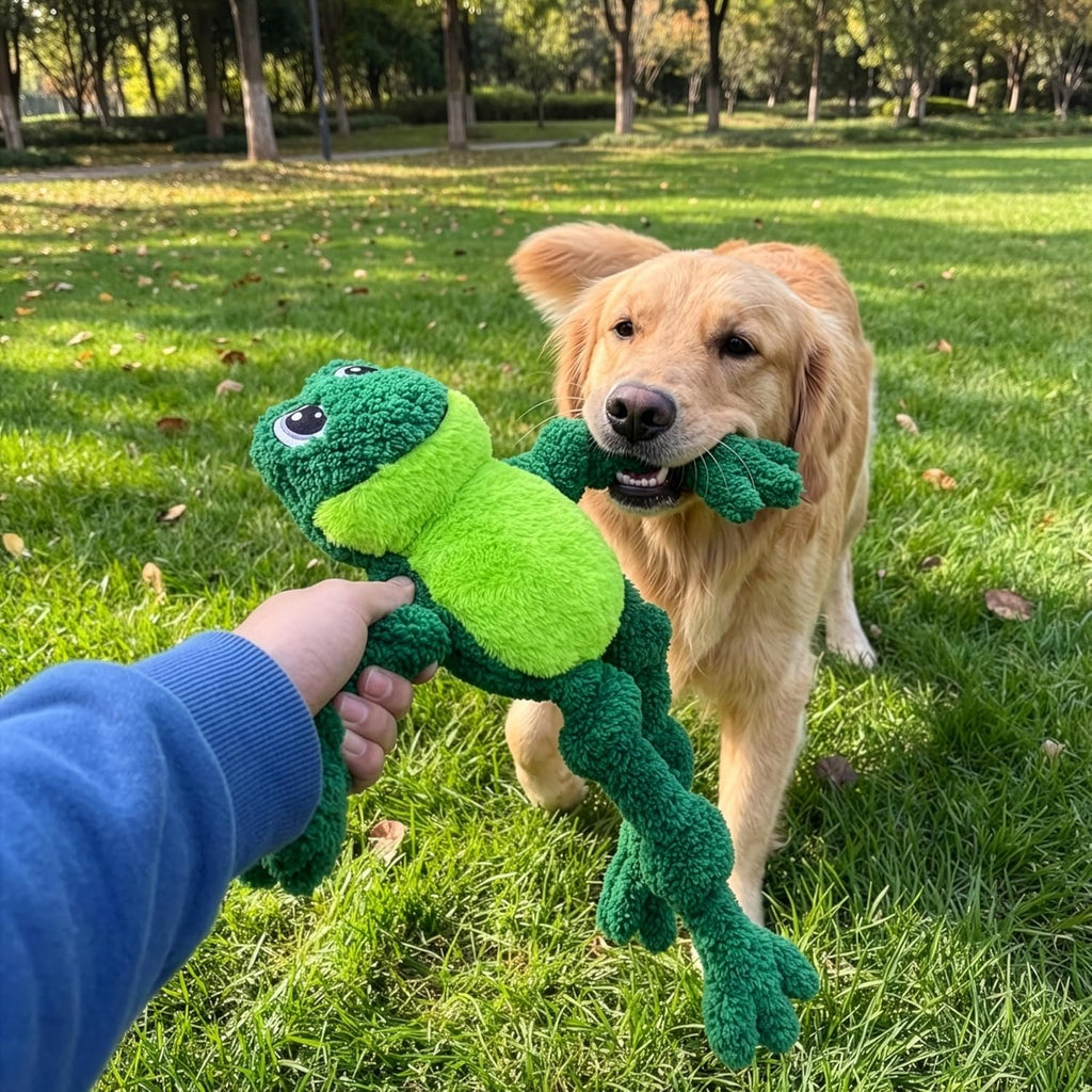 KONG Knots Grenouille avec squelette de corde intérieure