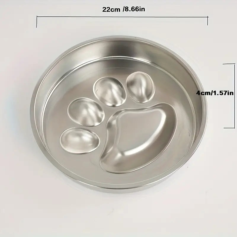 Gamelle Anti-Glouton en Acier Inoxydable