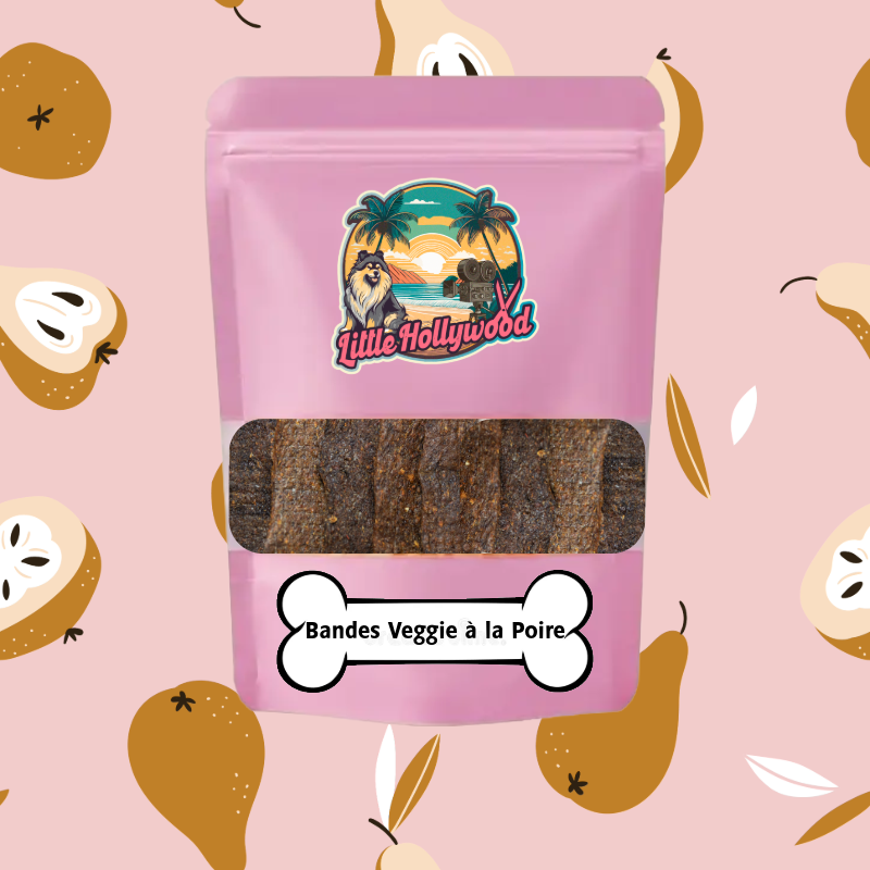 Bandes Veggie a la poire