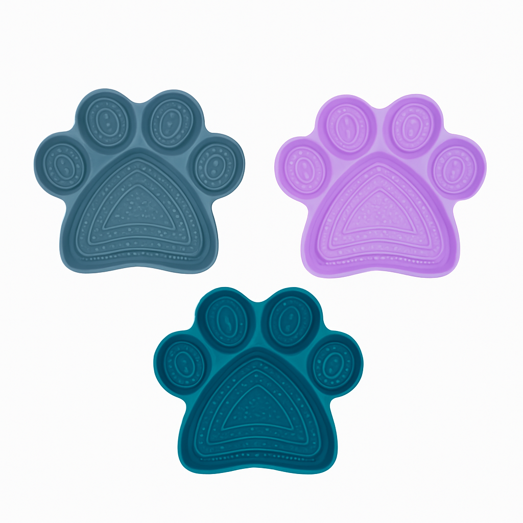 Gamelle Silicone en forme de Patte 5 Zones Différenciées