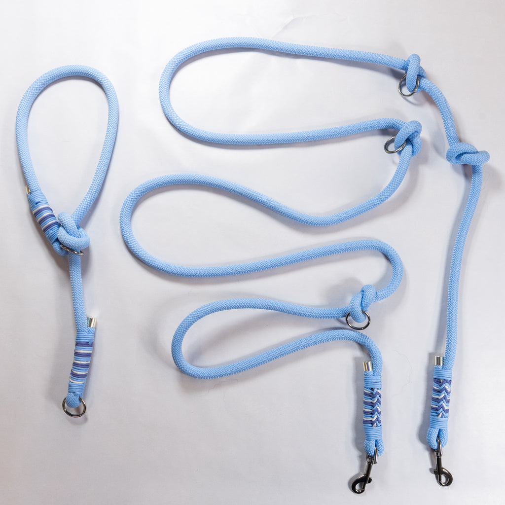Duo Laisse Triple point + Collier Lasso "Patagonia"