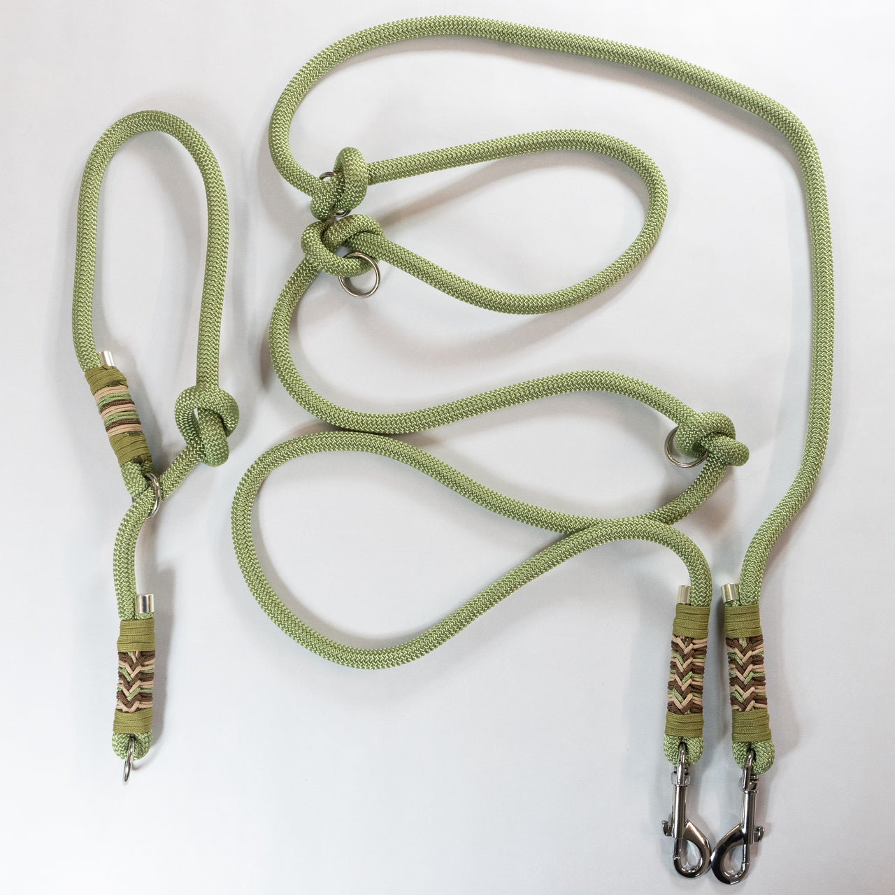 Duo Laisse Triple point + Collier "Tropic"