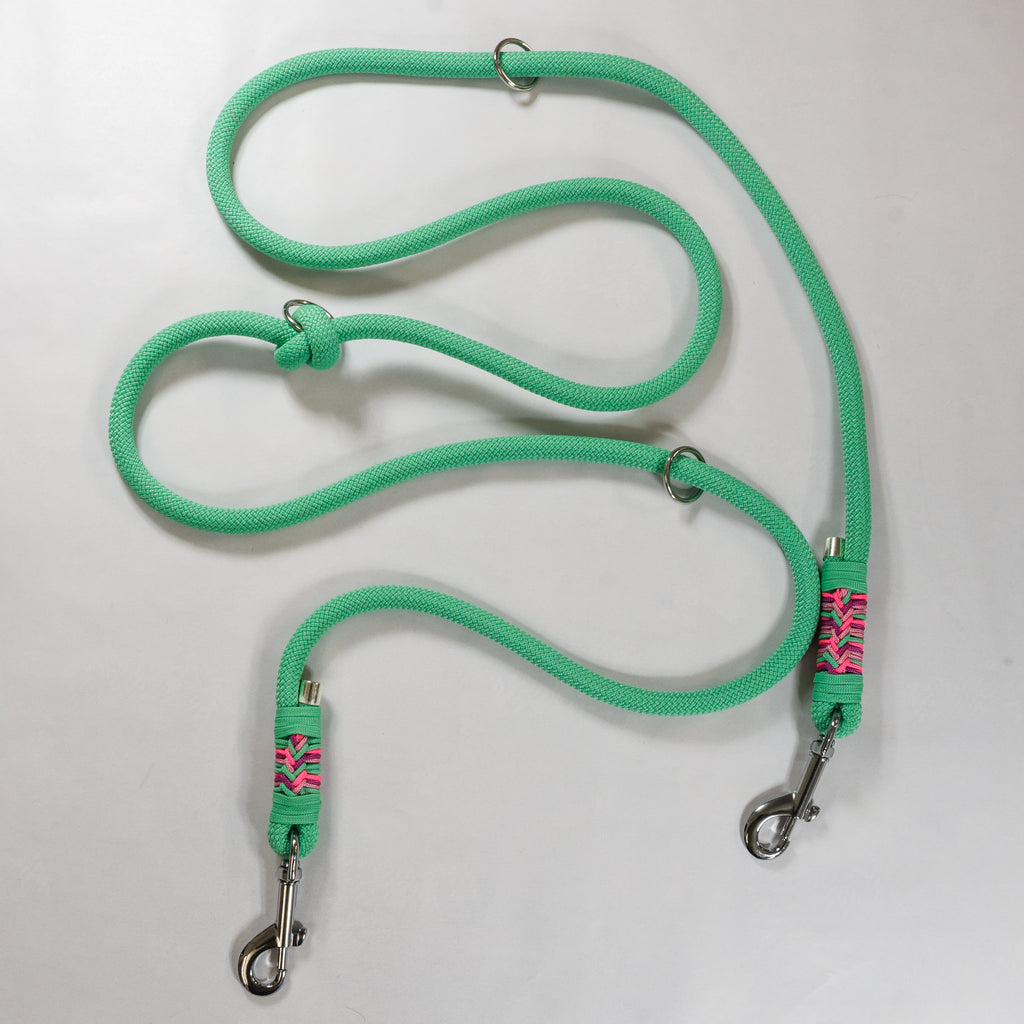 Duo Laisse Triple point + Collier "Miami"
