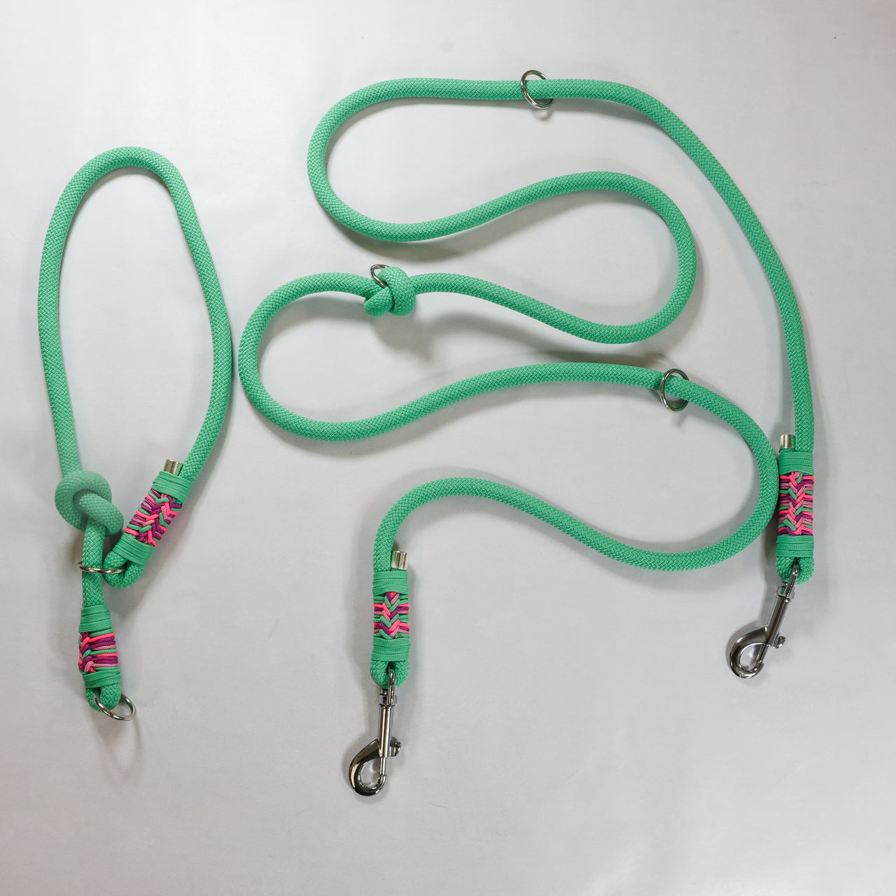 Duo Laisse Triple point + Collier "Miami"