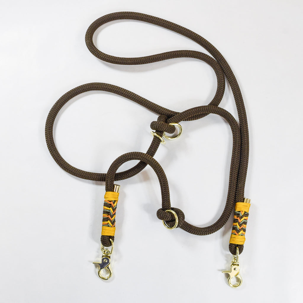 Duo Laisse Triple point + Collier "Kenya"