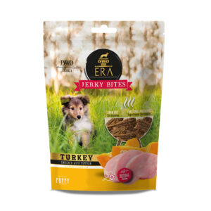 Jerky Bites pour chiot Dinde avec Citrouille
