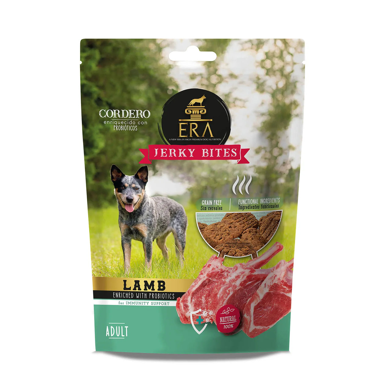 Jerky Bites pour chiens Agneau avec Probiotiques