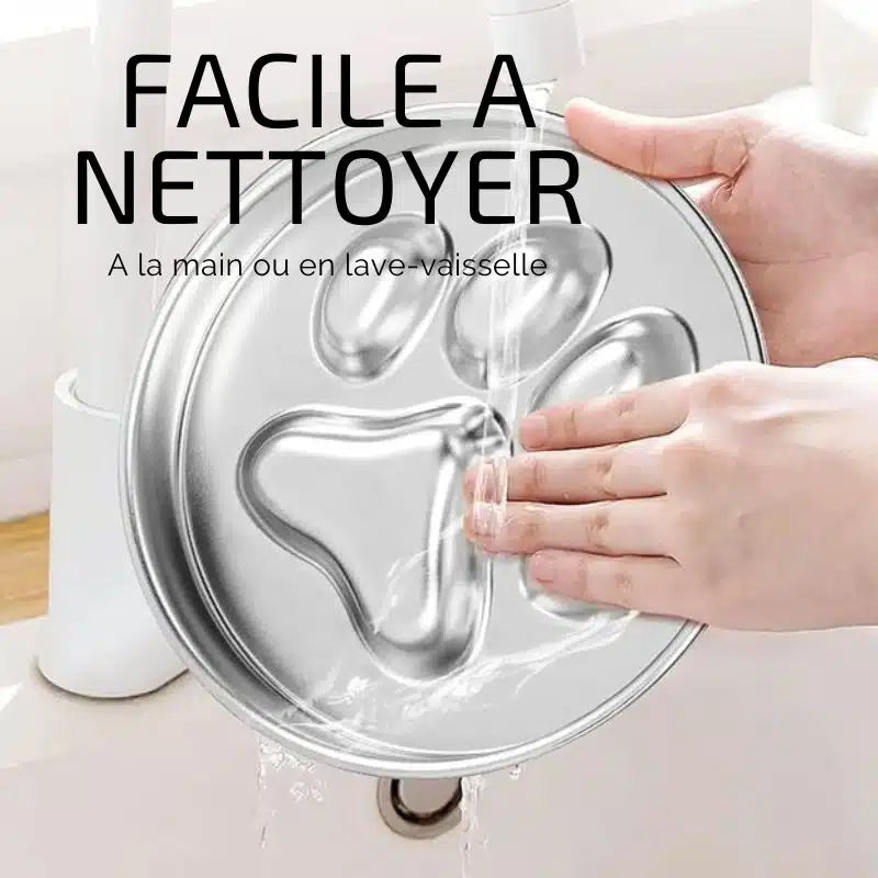 Gamelle Anti-Glouton en Acier Inoxydable