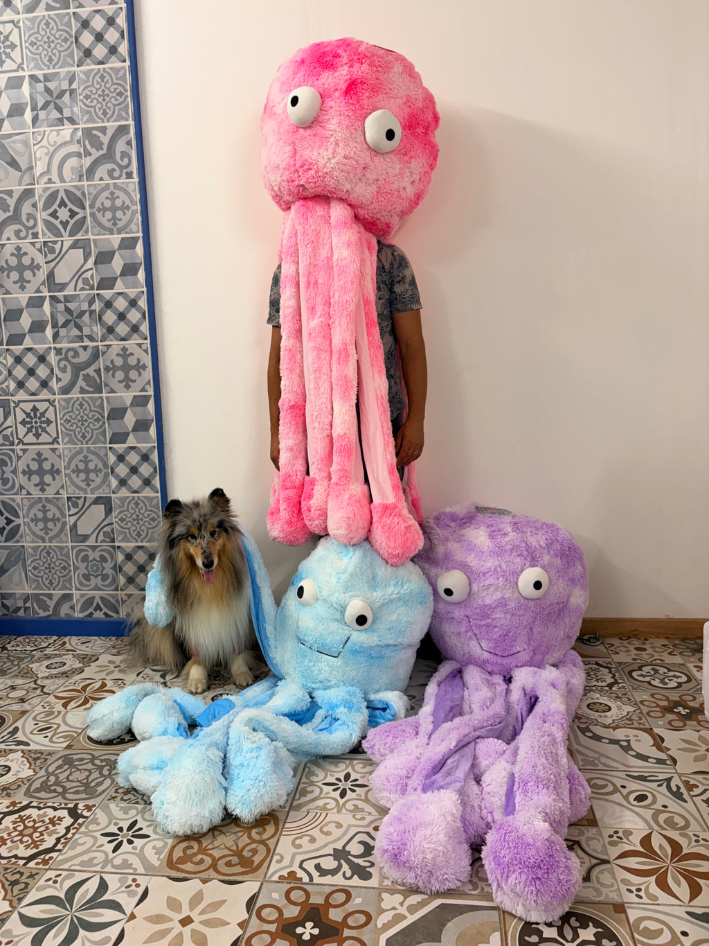 Peluche pieuvre XXXXL