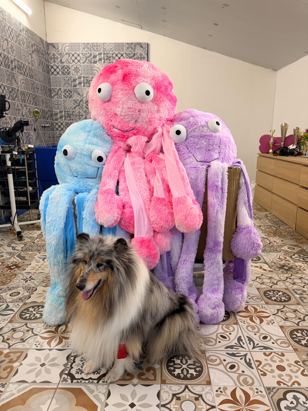 Peluche pieuvre XXXXL
