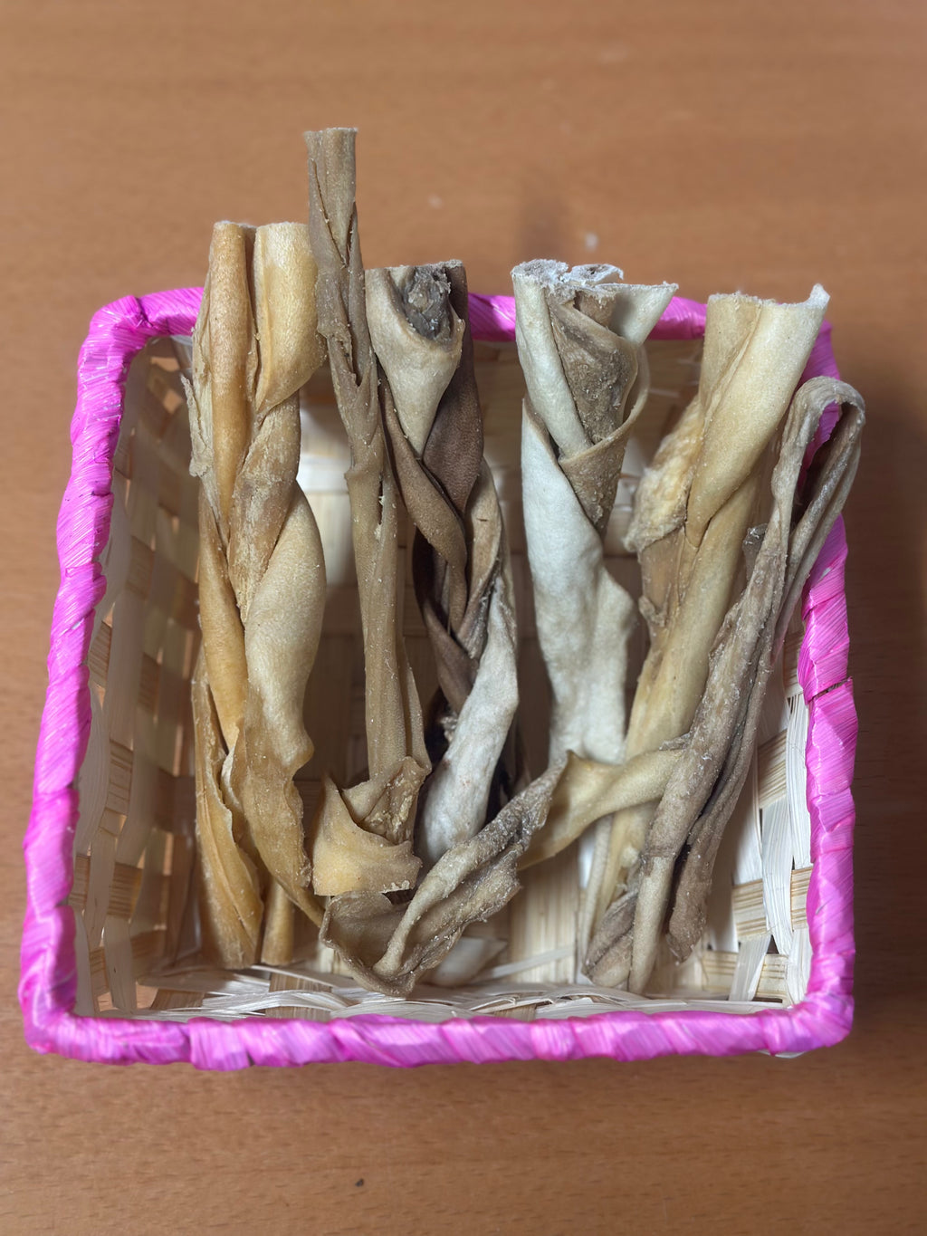 100g Cuir chevelu d'agneau, tressé