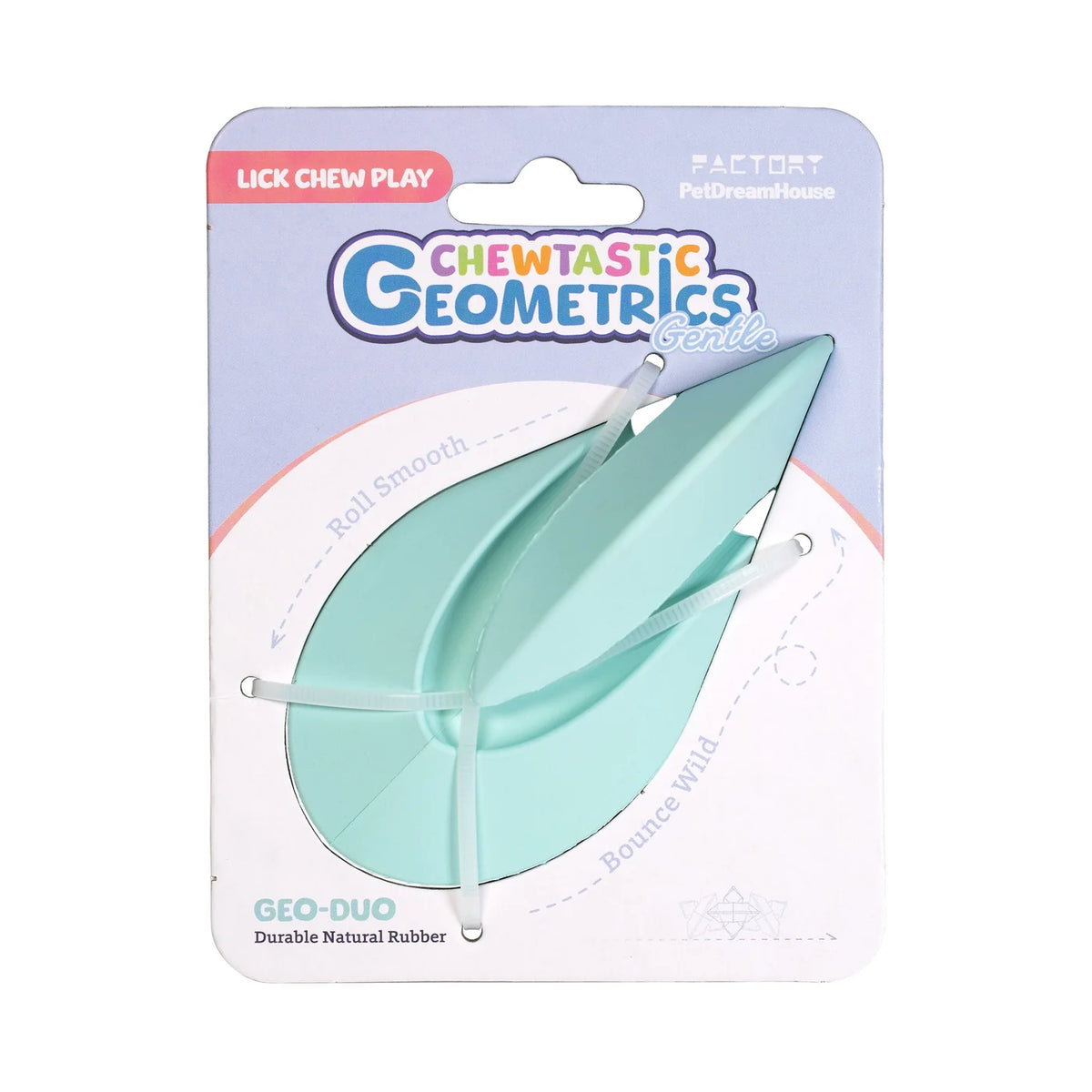 Chewtastic Geometrics Gentle Natural Rubber Soft