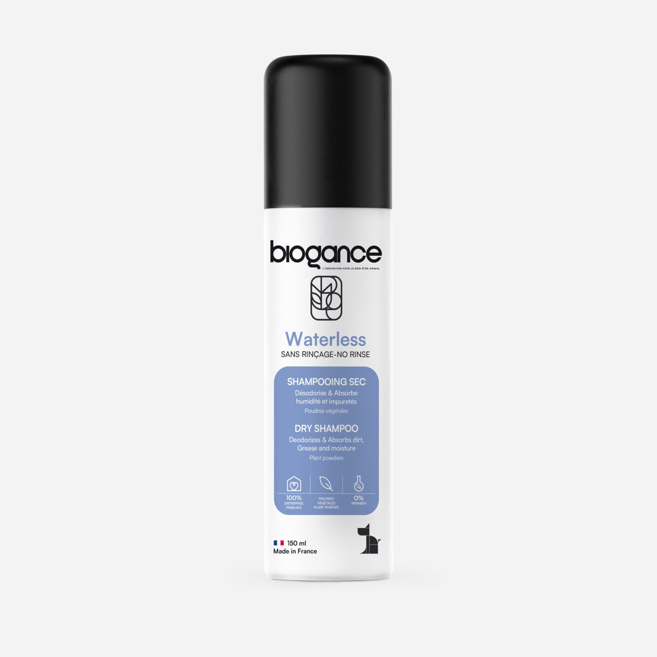 Shampooing sec chien Waterless