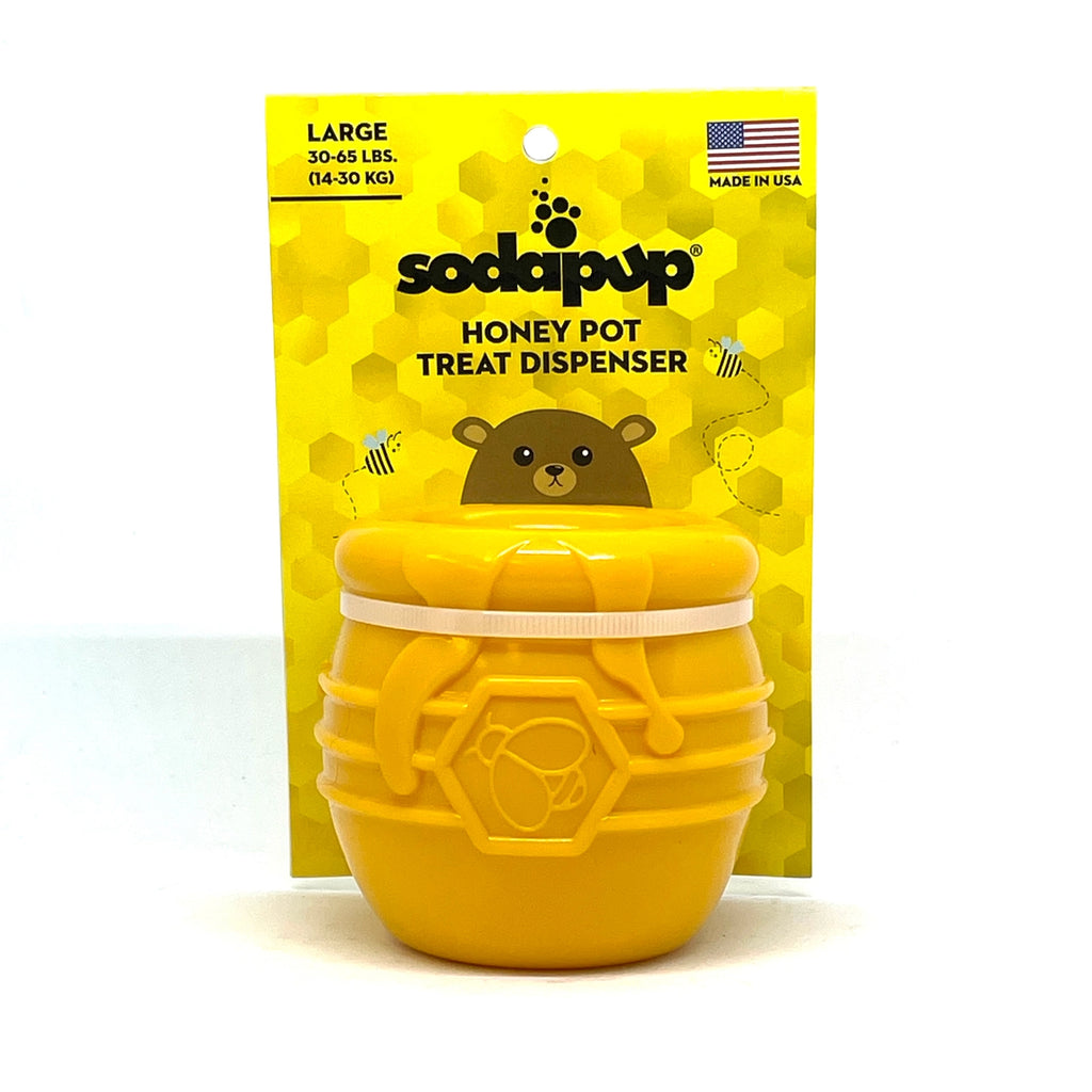 Distributeur de friandises Pot de miel Jaune