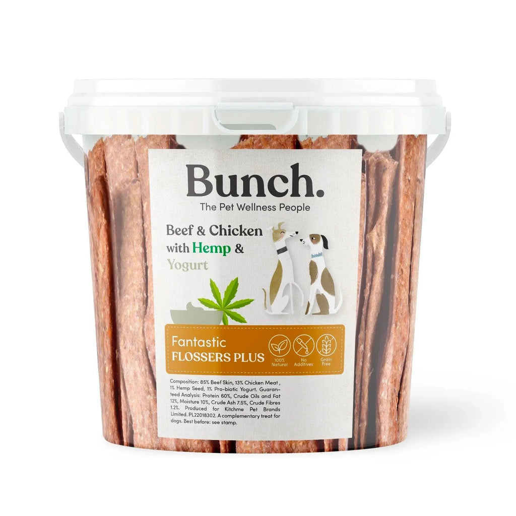 Bâton de mastication Poulet, Boeuf chanvre et yaourt probiotique