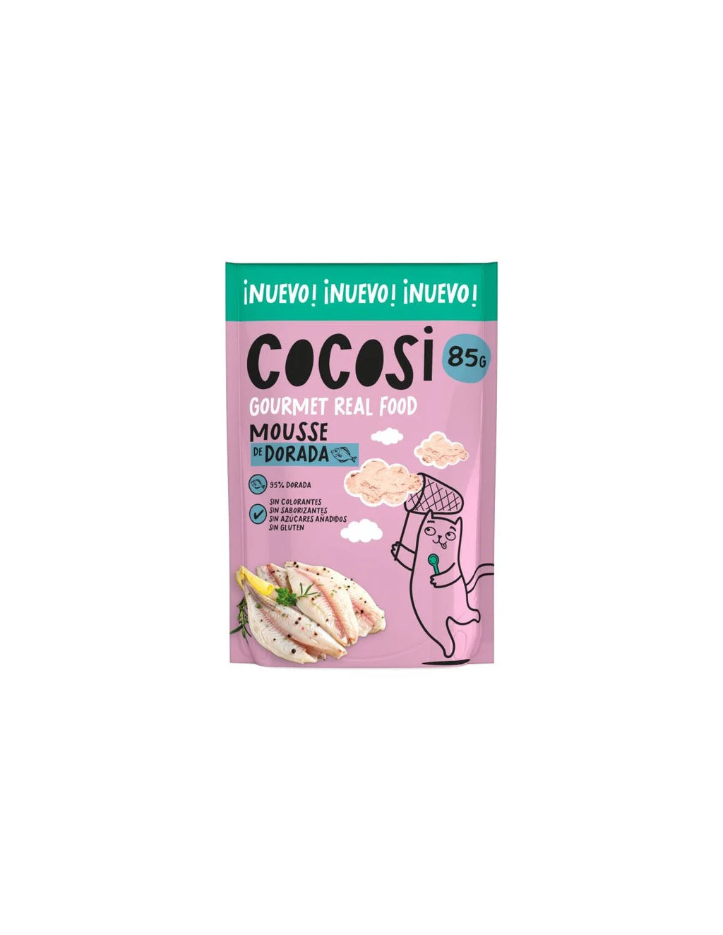 Mousse de Daurade pour chats