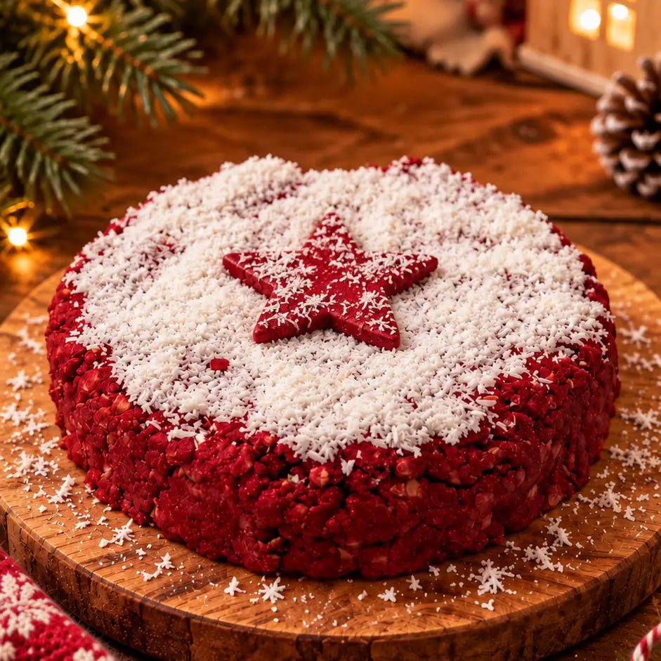 Red Velvet - Kit de gâteau de Noël pour chiens