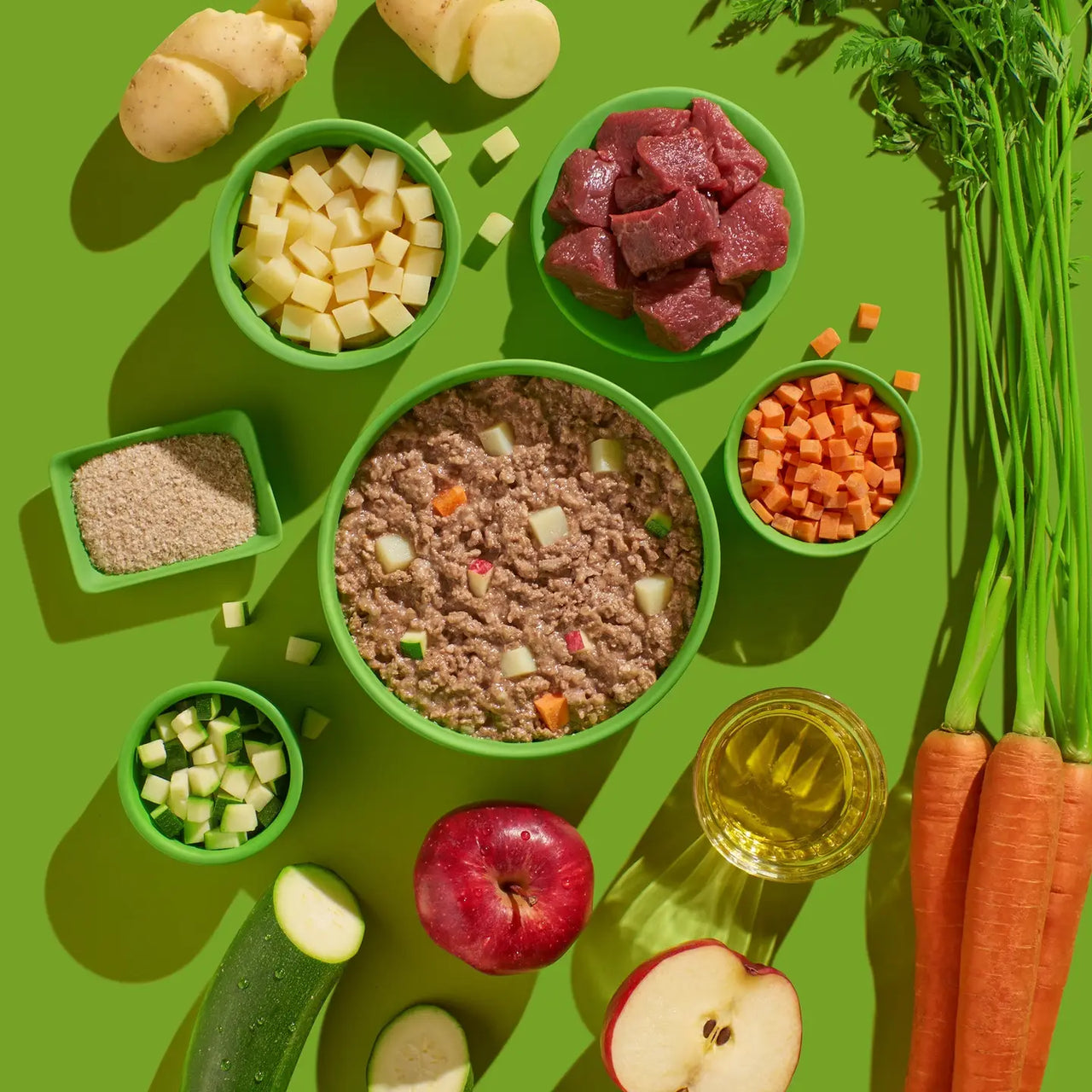 Sanglier avec pommes de terre & carottes