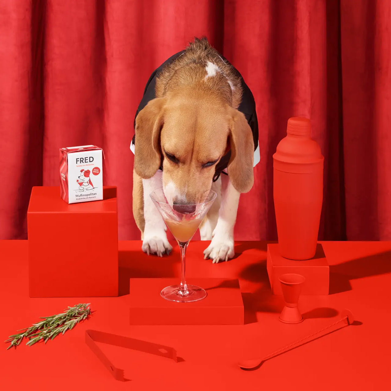 "Wuffmopolitan" Boisson pour chien