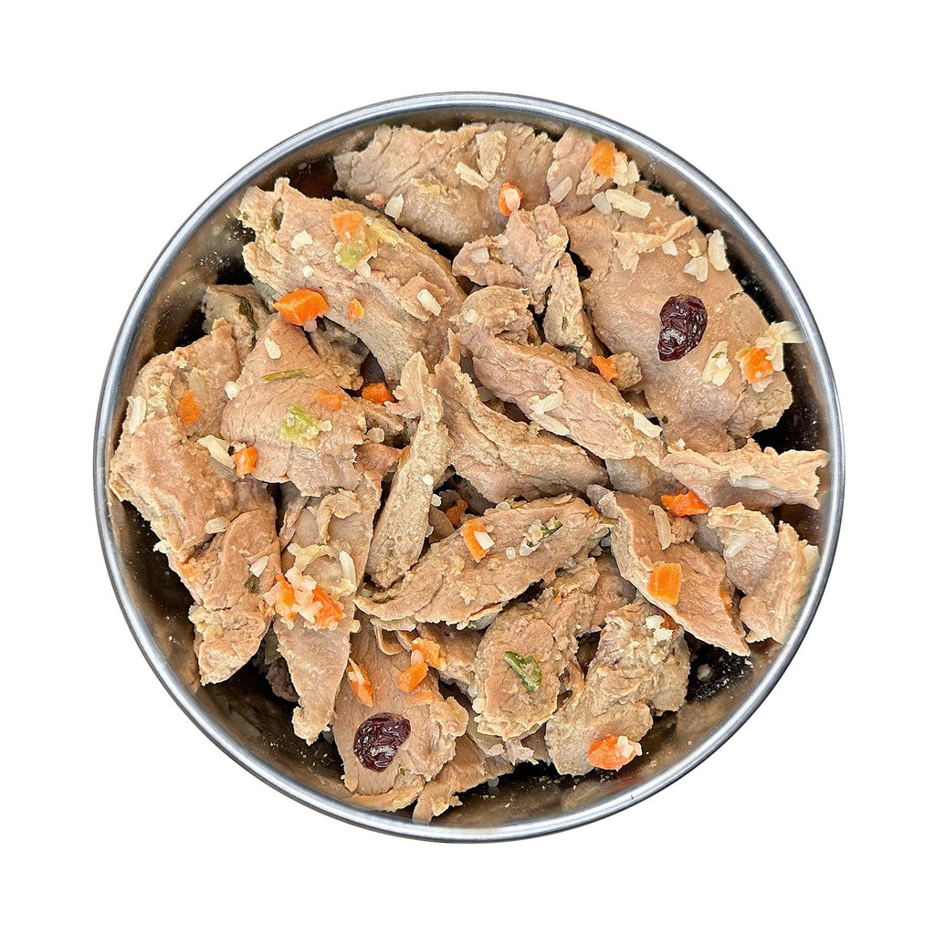 Menu Lapin au riz, carottes et cranberries 400g