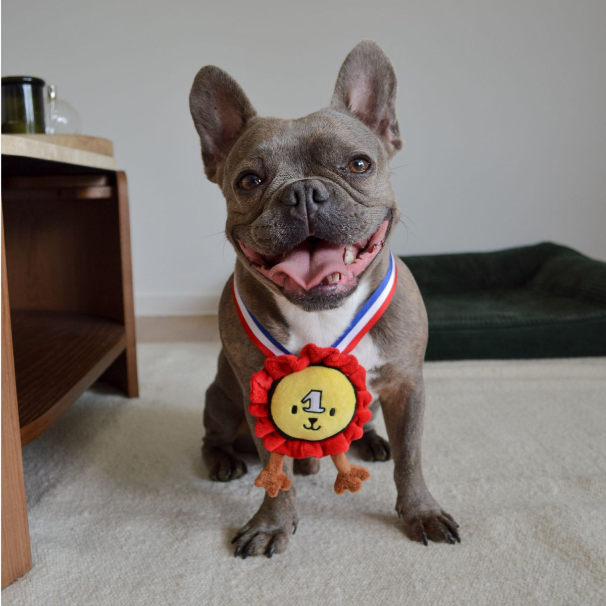 Jouet Peluche Médaille "N°1" pour Chiens