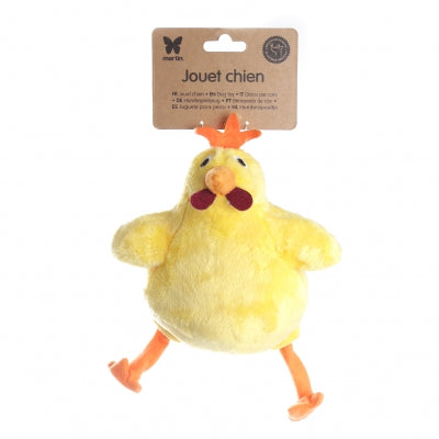Jouet Peluche "Poule Jaune" pour Chiens