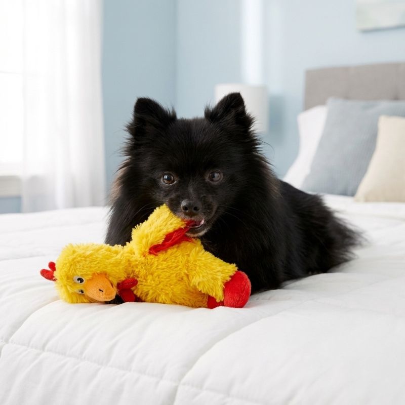 Peluche KONG pour chien - Knots Poulet 🐓S/M