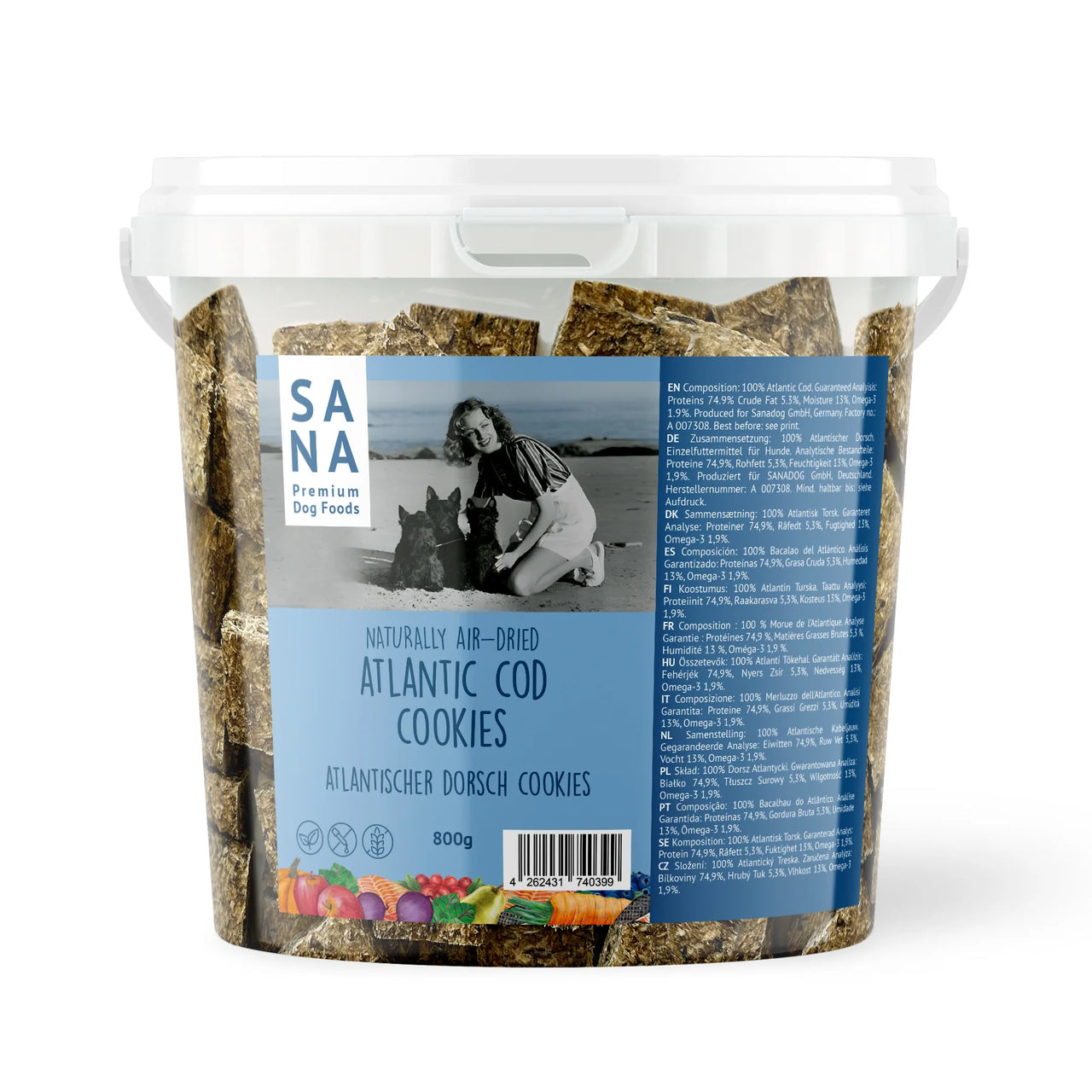 Cookies de morue atlantique 1kg