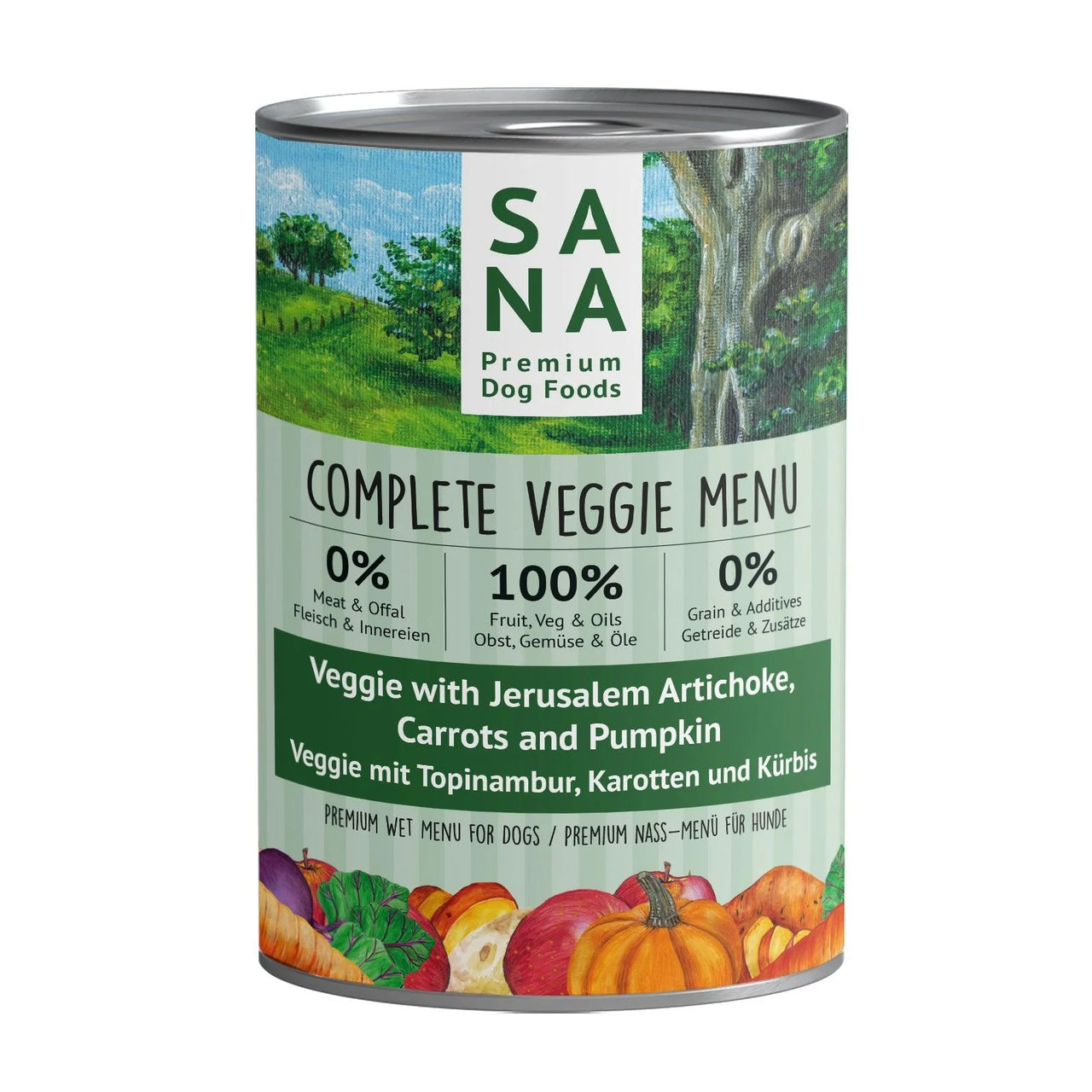 Menu humide Végétarien