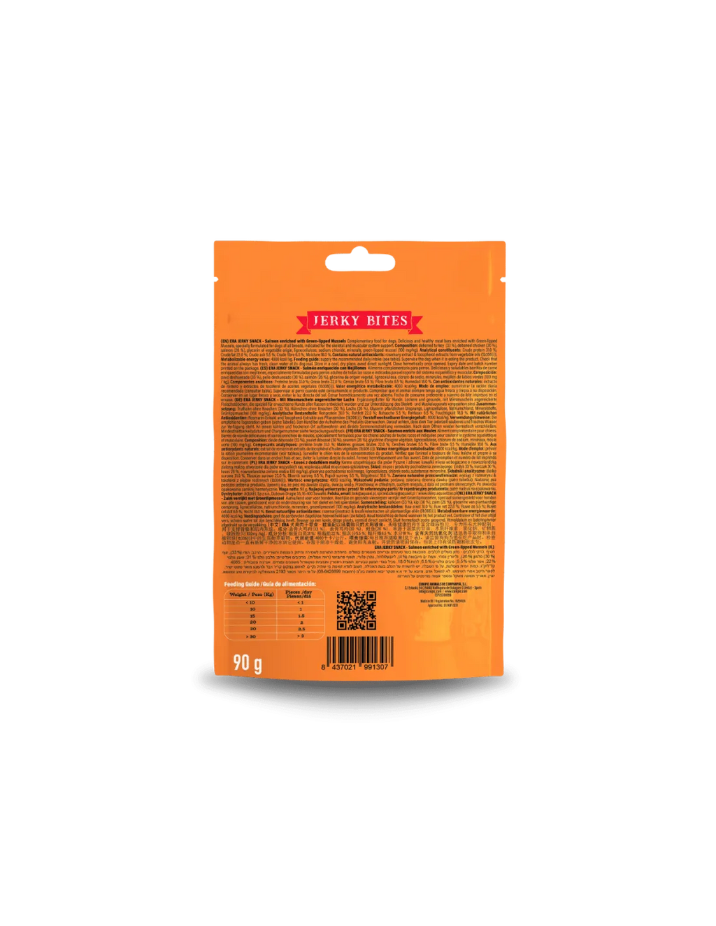 Jerky Bites pour chiens au Saumon avec Moules