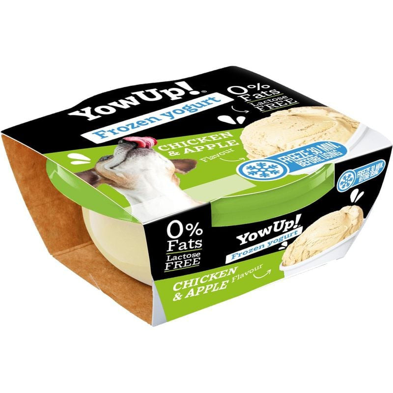 YowUP - Yaourt glacé poulet pomme pour chien