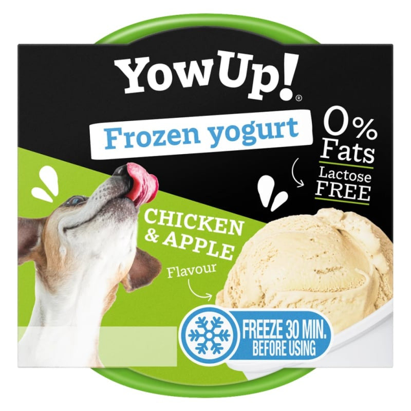 YowUP - Yaourt glacé poulet pomme pour chien