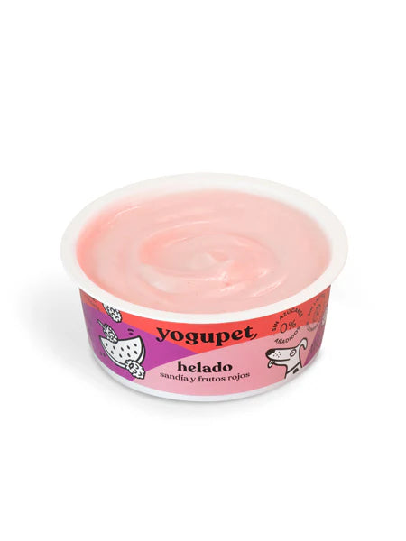 Glace aux fruits rouges Yogupet 🍉 Avec pastèque et de fruits rouges