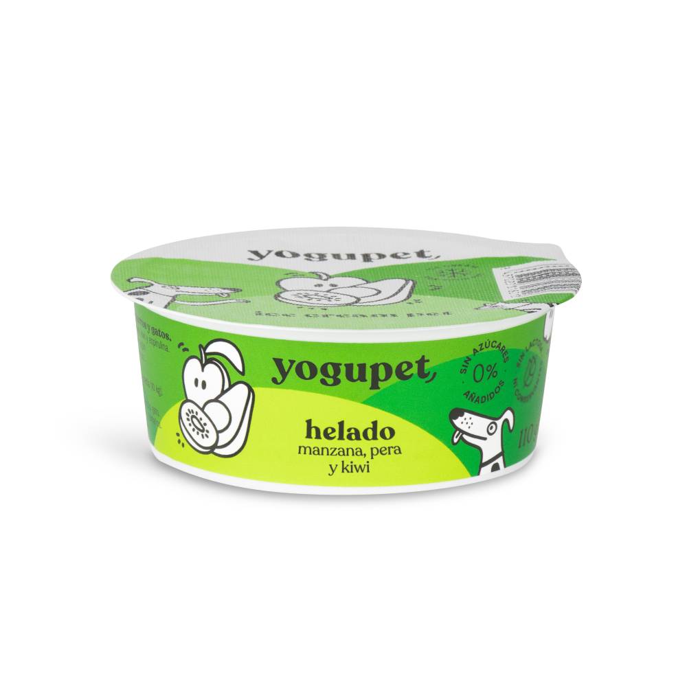 Glace Green Power 🍏🥝 - Yogupet Avec Kiwi, Pomme et Avocat